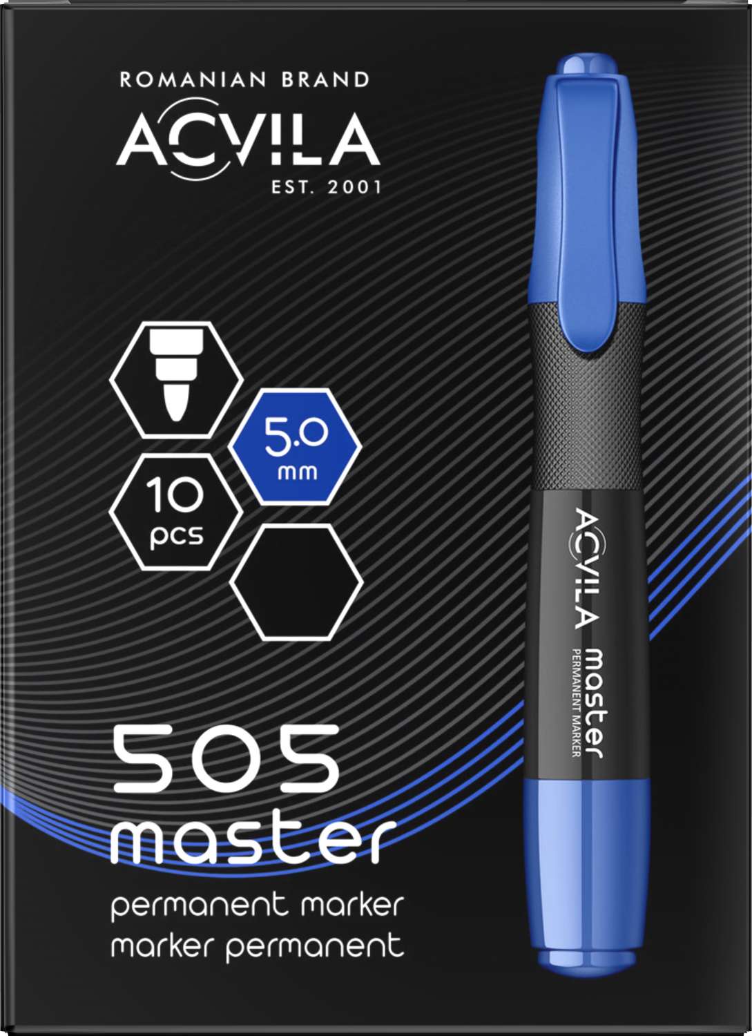 Marker Acvila 505 Master albastru