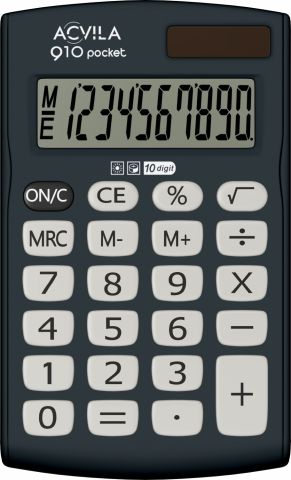 Calculator de buzunar 10 digit Acvila 910 Poket