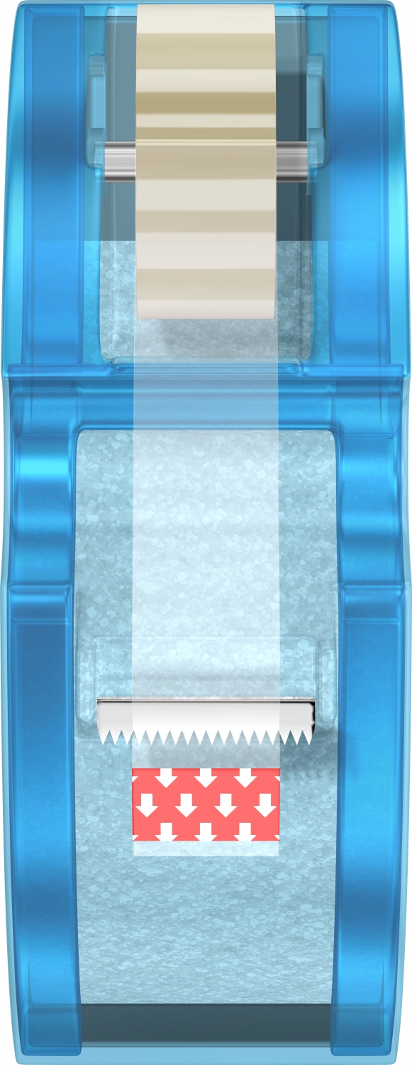 Dispenser banda adeziva 19mm x 33m Acvila albastru