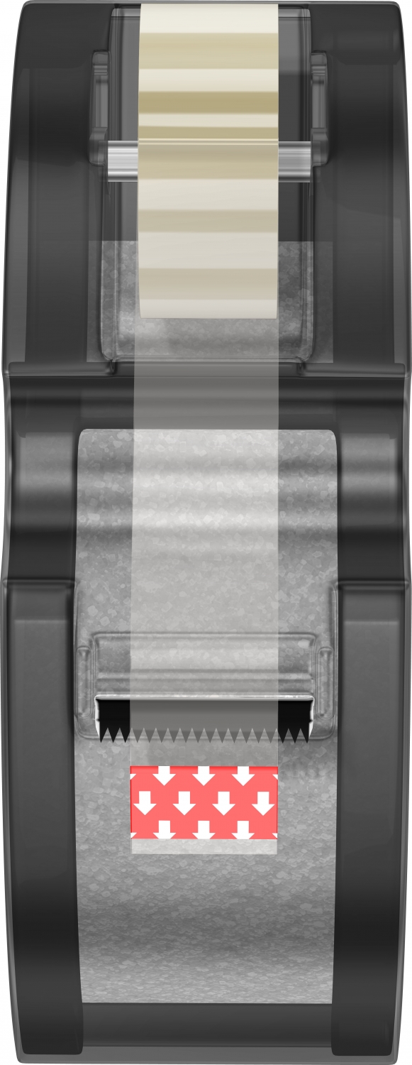 Dispenser banda adeziva 19mm x 33m Acvila negru